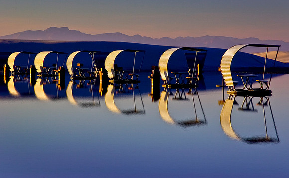 White Sands Picnic Area After Heavy Rain