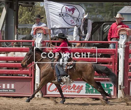 6 - Ellie - 2024 Clovis Rodeo Saturday Perf Maverick Flag