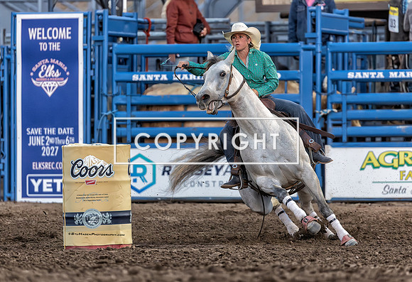 2 - Breann Justice - 2026 Santa Maria Elks Rodeo
