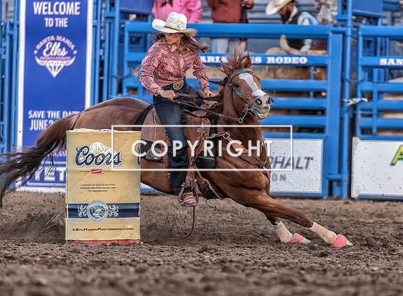 3 - Lindsey Muggli - 2026 Santa Maria Elks Rodeo
