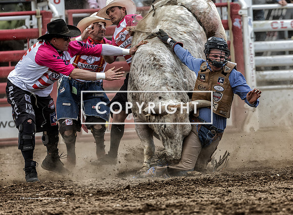 14 - Kyle Eaton, Logan Blasdell, Shane Jennings & Josh Daries - 2025 Clovis Rodeo