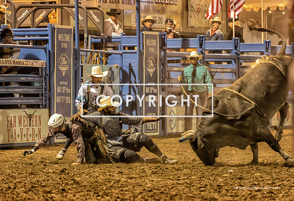 4 - Ray Ray Taylor & Abraham Ansolabehere - 2025 Santa Maria Extreme Bulls