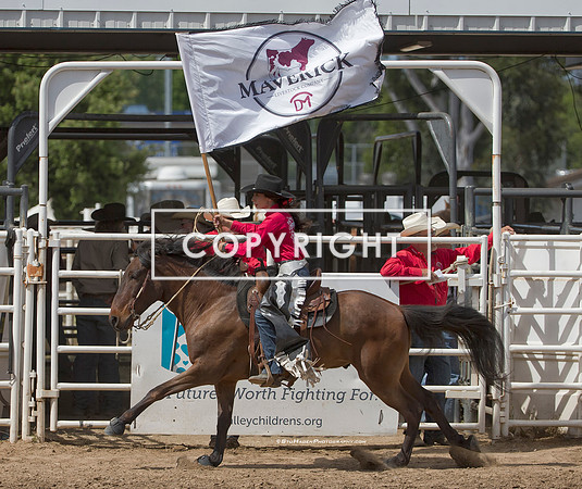 3 - Ellie - 2024 Clovis Rodeo Saturday Perf Maverick Flag