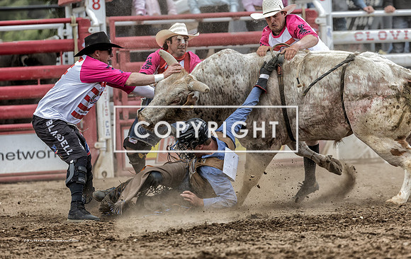 8 - Kyle Eaton, Logan Blasdell, Shane Jennings & Josh Daries - 2025 Clovis Rodeo