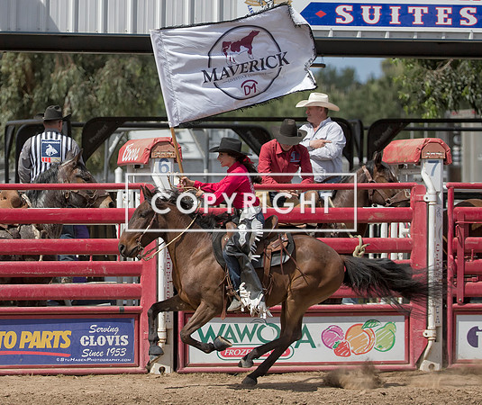 2 - Ellie - 2024 Clovis Rodeo Saturday Perf Maverick Flag