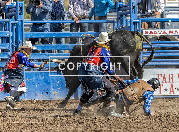 1 - Abraham Ansolabehere, Ray Ray Taylor & Andy Gusman - 2025 Santa Maria Elks Rodeo