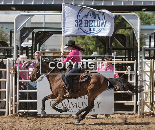 4 - Ellie - 2024 Clovis Rodeo Sunday Finals 32 Below Flag