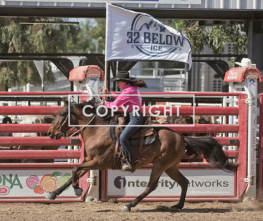 3 - Ellie - 2024 Clovis Rodeo Sunday Finals 32 Below Flag
