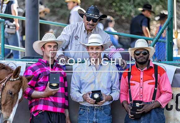 Kyle Eaton, Warren Enz & Ray Ray Taylor - 2025 Rowell Ranch Rodeo