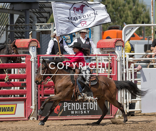 1 - Ellie - 2024 Clovis Rodeo Saturday Perf Maverick Flag