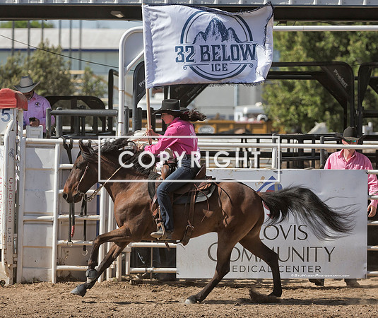 5 - Ellie - 2024 Clovis Rodeo Sunday Finals 32 Below Flag