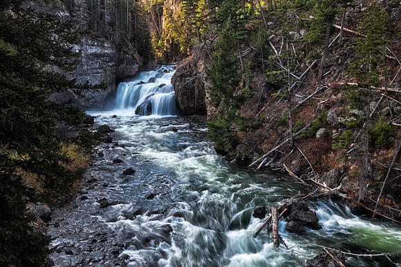 Firehole Falls, Yellowstone National Park