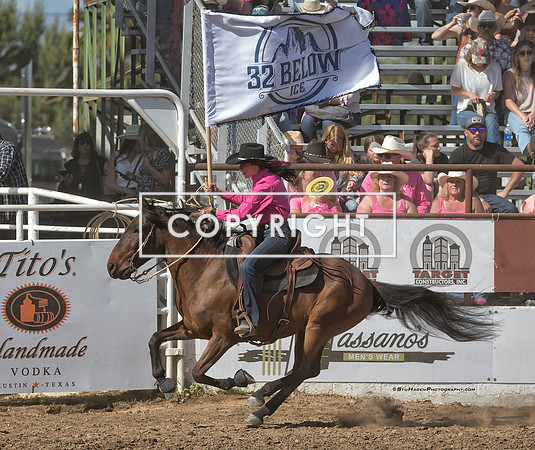 1 - Ellie - 2024 Clovis Rodeo Sunday Finals 32 Below Flag
