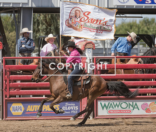 4 - Ellie - 2024 Clovis Rodeo Sunday Finals Sam's Deli Flag