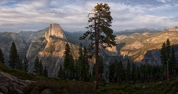 Half Dome & Nevada Falls